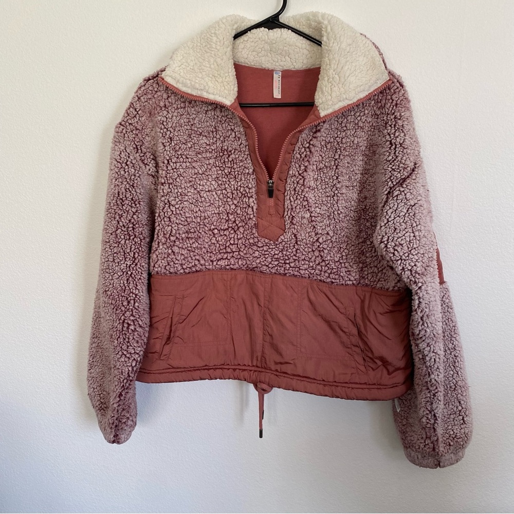 Free People Movement 1/2 Fleece Sherpa Jacket